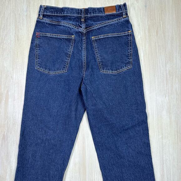 BDG Urban Outfitters Relaxed Straight Button Fly High Rise Denim Jeans Size 28 - Picture 7 of 16